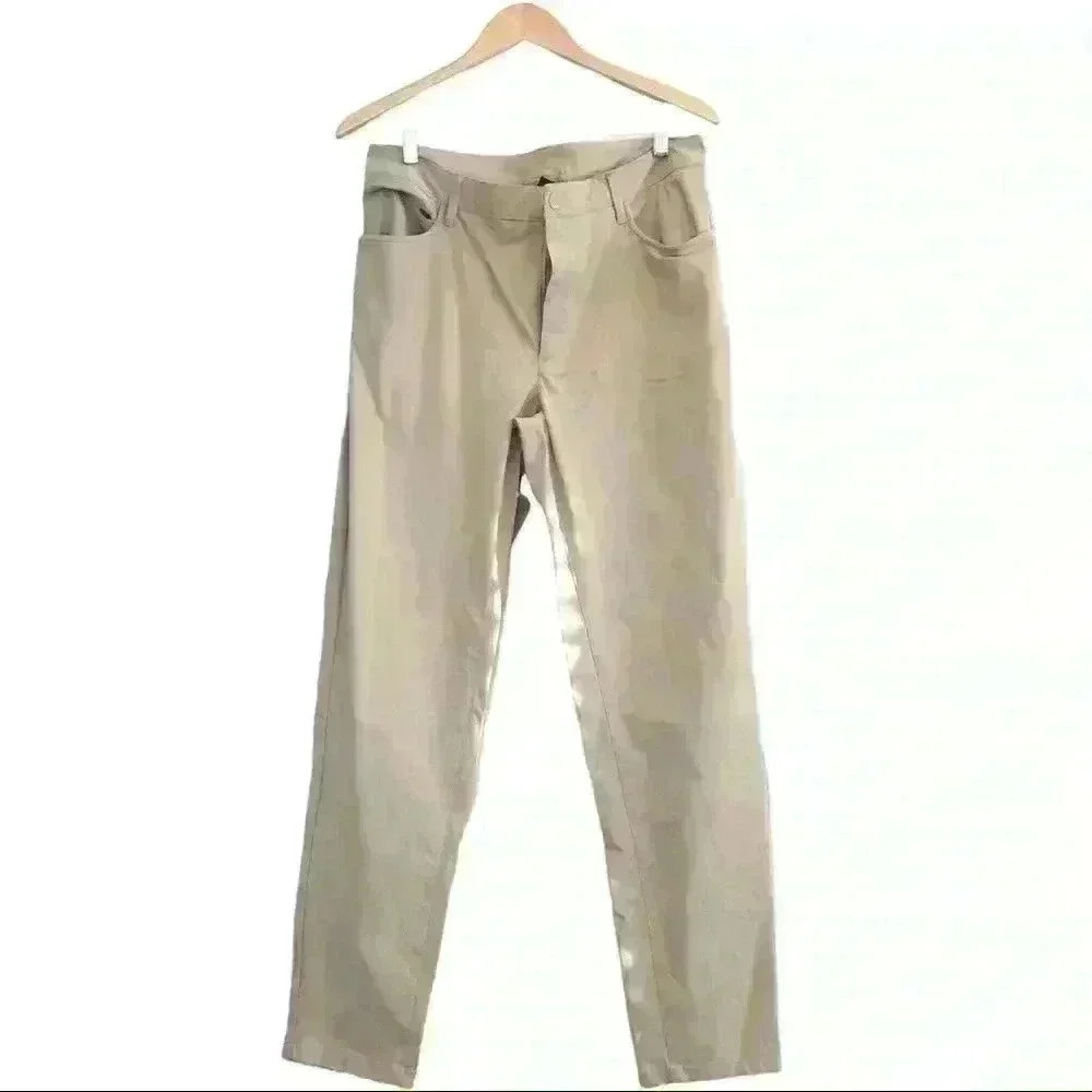 🌈 6/$60, All In Motion Chinos, Beige, Size 32